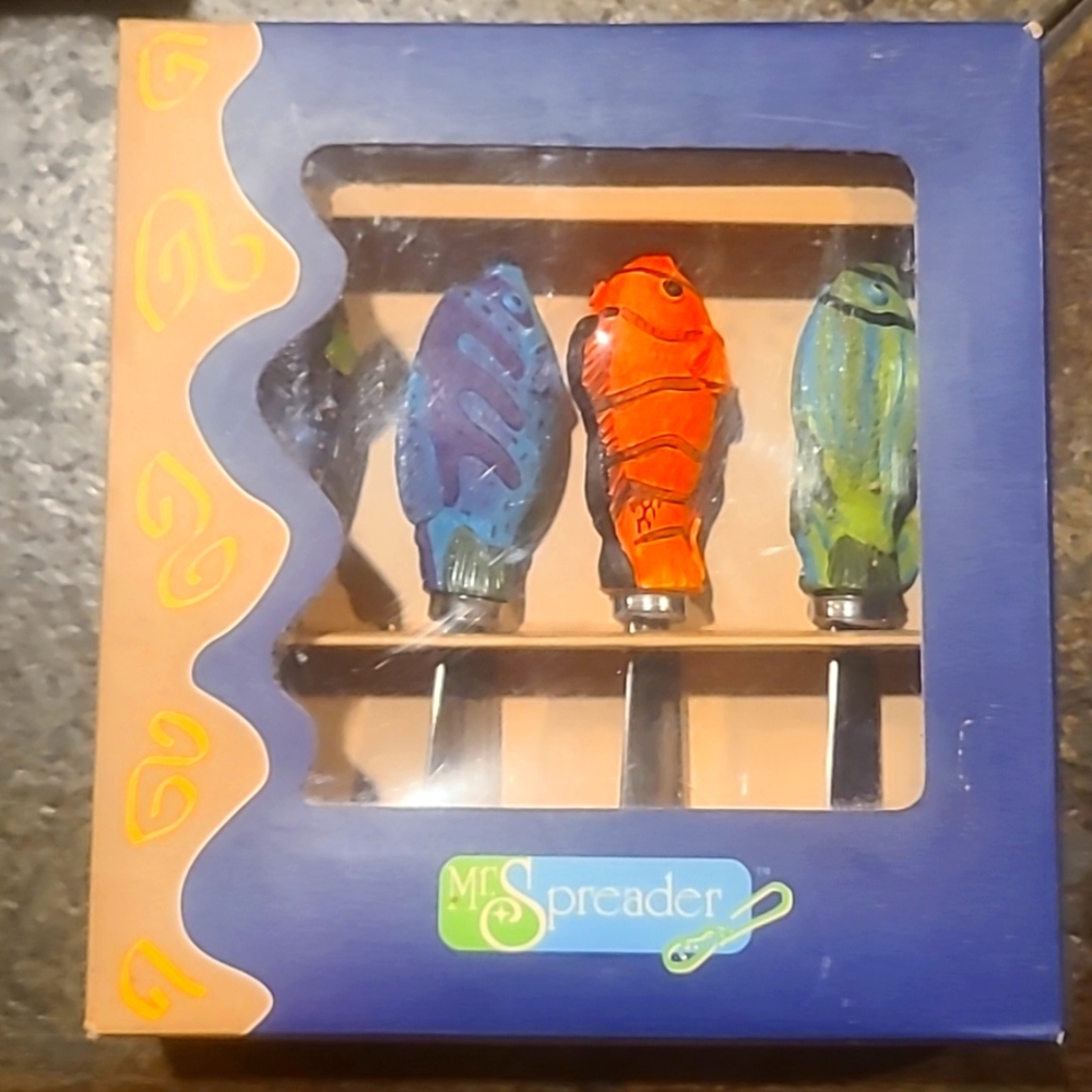 Mr. Spreader cheese spreaders new open box vintage